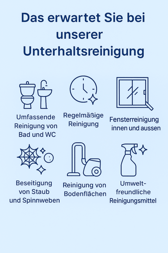 Leistungen bei Unterhaltsreinigung