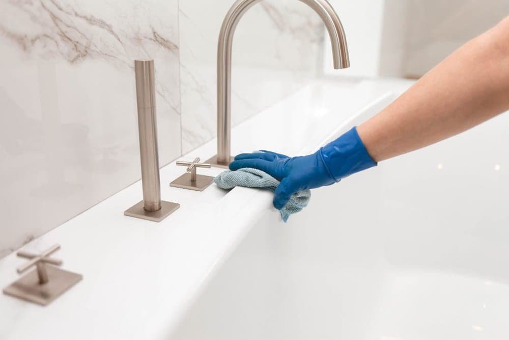 Badezimmer reinigen