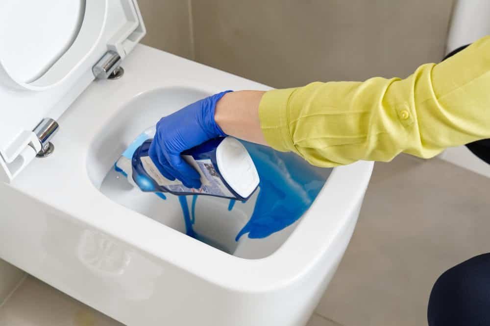 Toilette reinigen